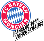 "FC Bayern München Fanclub Vohenstrauss 1977 e.V. Logo"